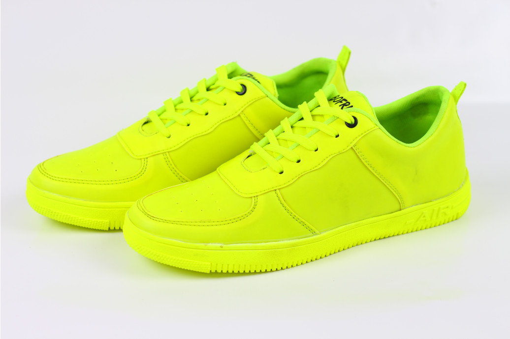 neon green sneakers men