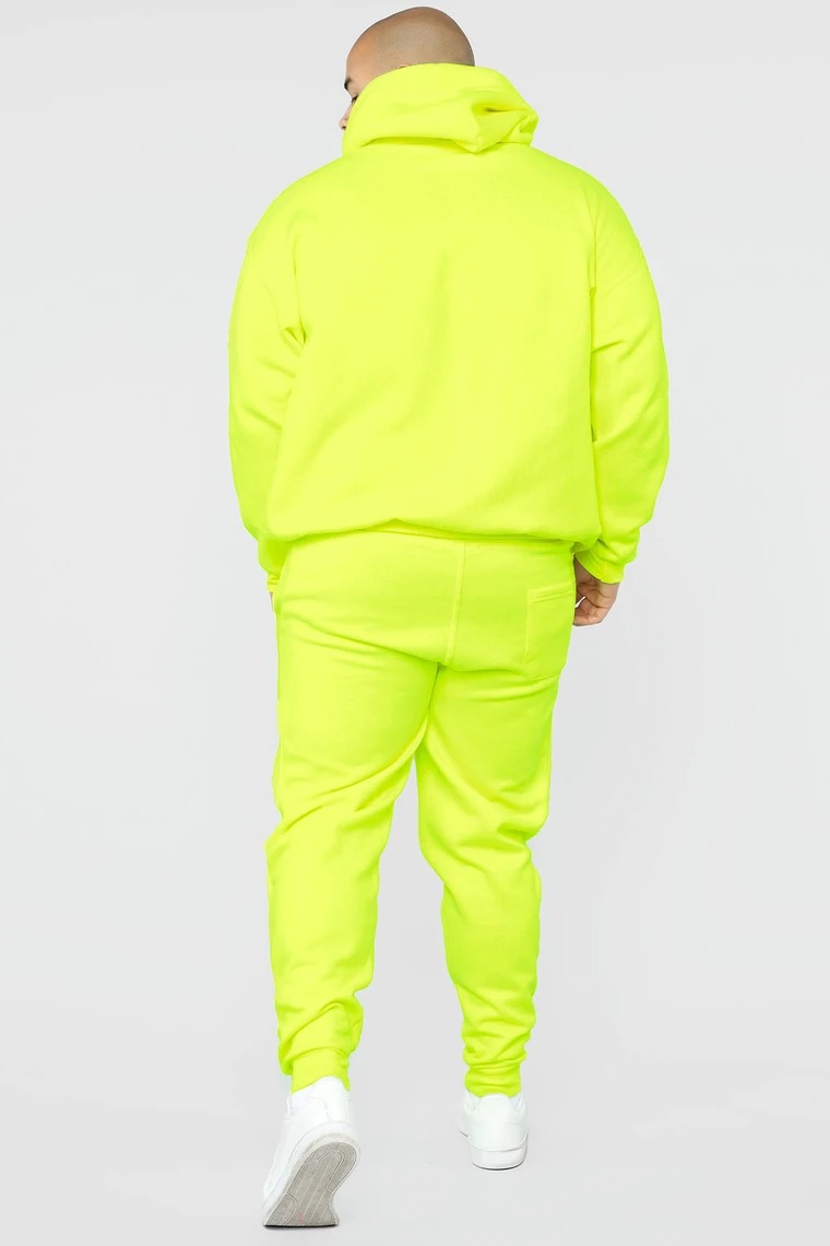 Nike hoodie cheap neon yellow