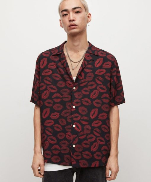 Kiss Lip Print Shirt