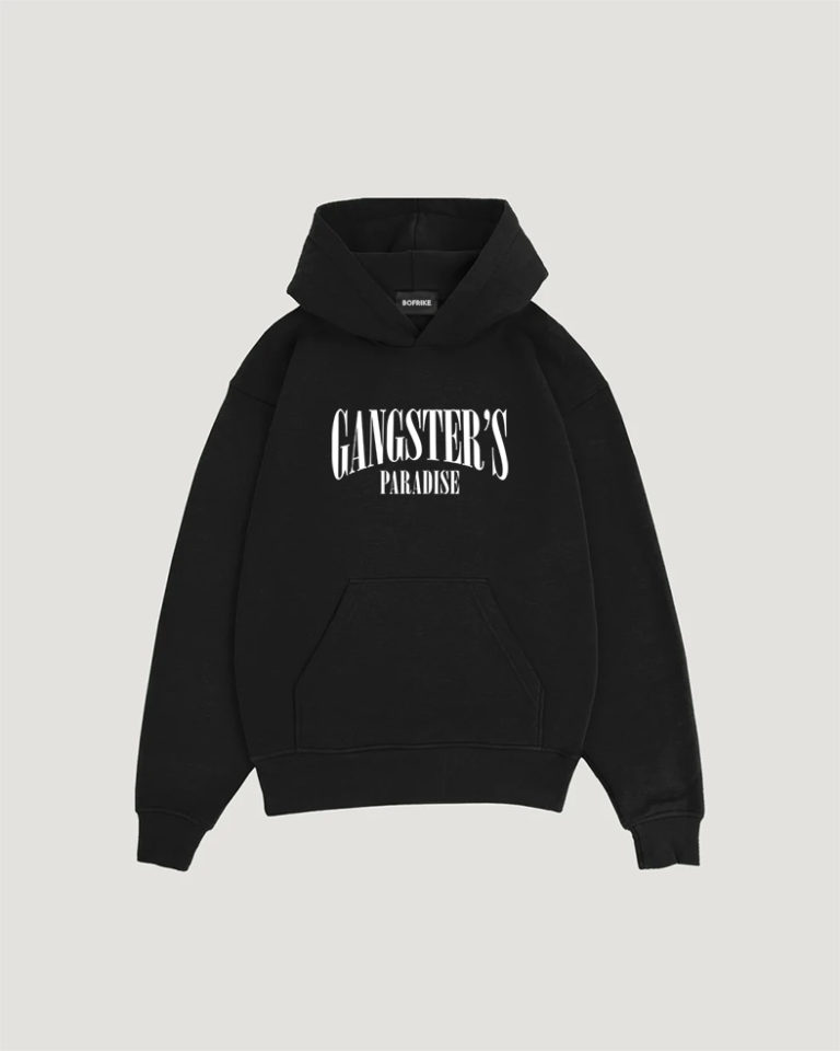 Hoodie – Gangsters Black Oversized | Bofrike