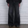 Noir Black Washed Baggy Fit Jean