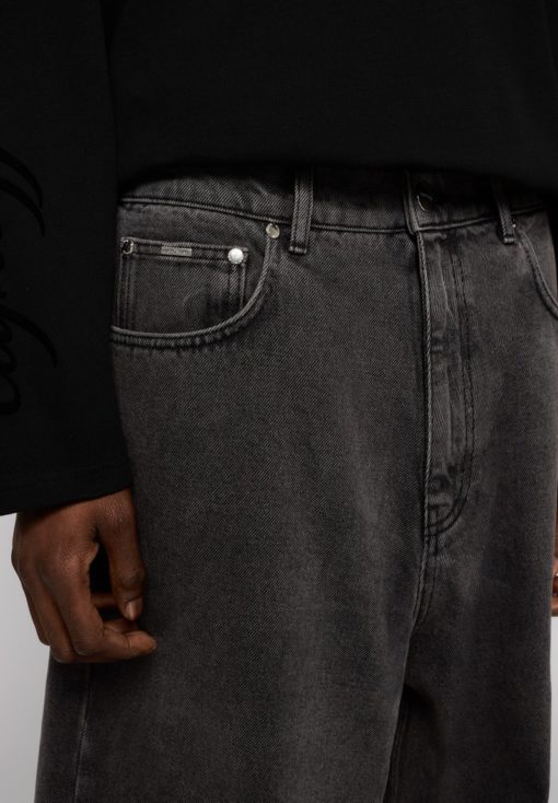 Charcoal Baggy Fit Jean - Image 4