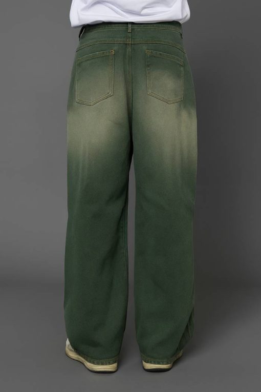 Emerald Washed Baggy Fit Jean - Image 3