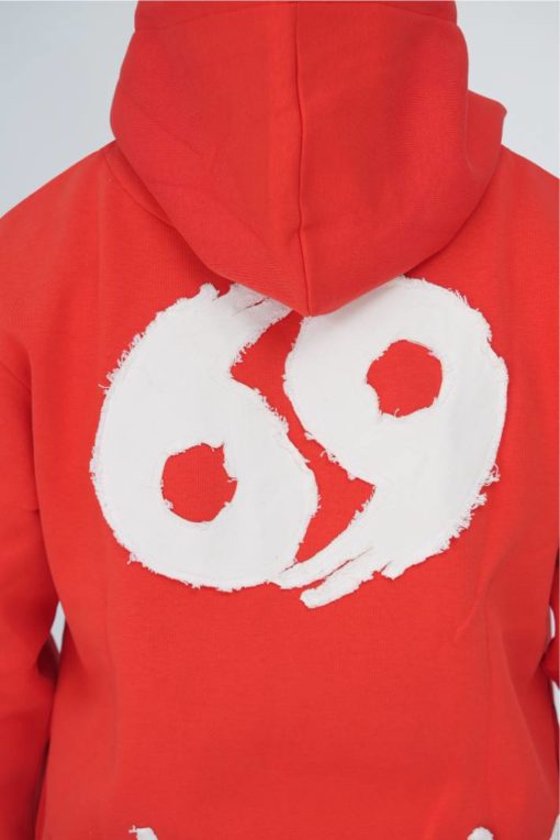 Red 69 Oversized Hoodie - Image 5