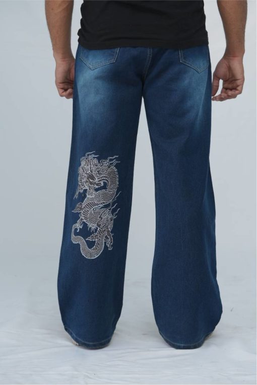 Dragon Washed Baggy Fit Jean