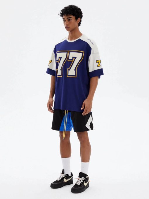 Navy Blue Jersey T-shirt - Image 3