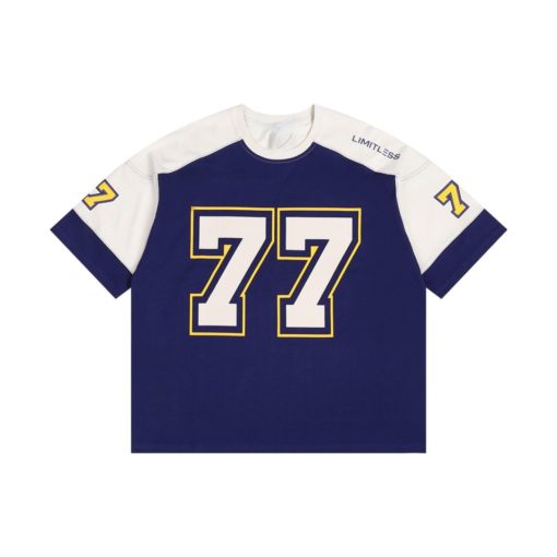 Navy Blue Jersey T-shirt - Image 2