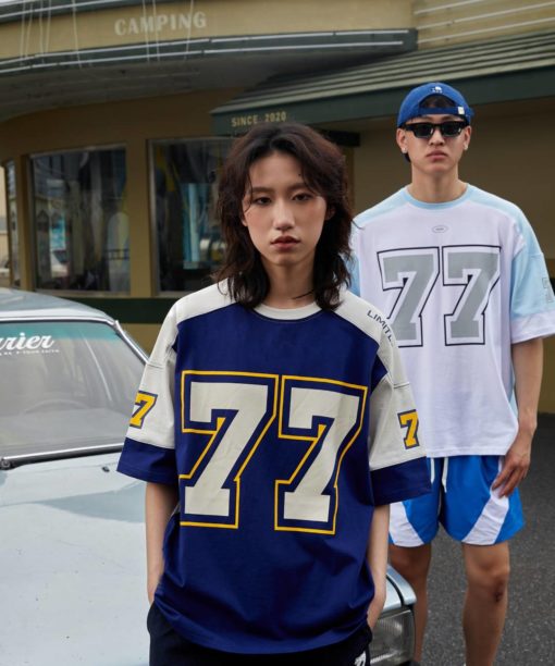 Navy Blue Jersey T-shirt