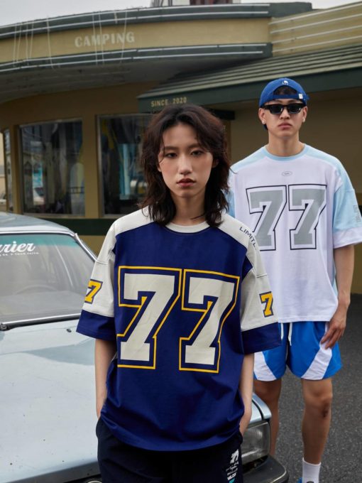 Navy Blue Jersey T-shirt