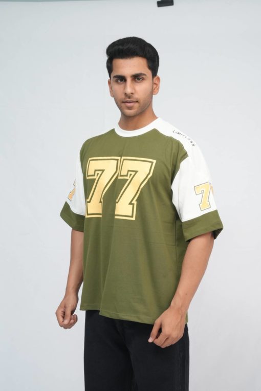 Green Jersey T-shirt - Image 2
