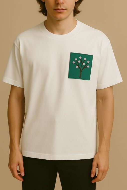 Tranquil Bloom Oversized T-shirt - Image 2