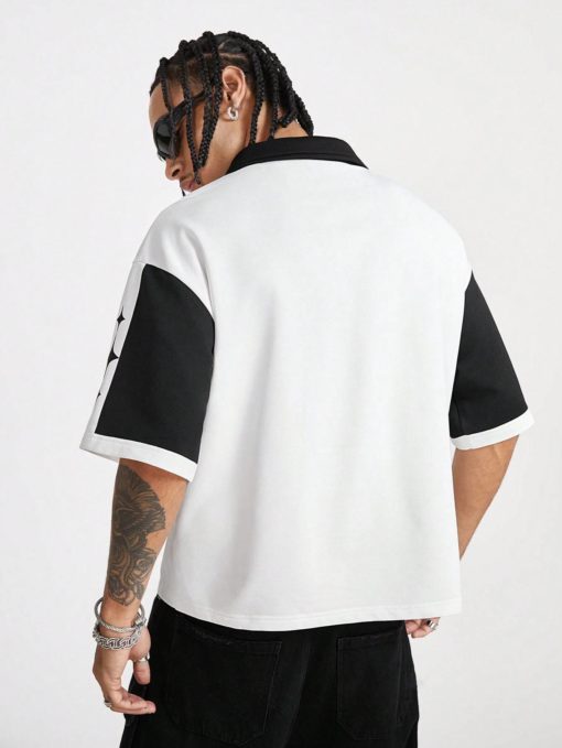 Streeter Oversized Polo T-Shirt - Image 3