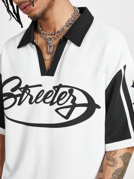 Streeter Oversized Polo T-Shirt - Image 4