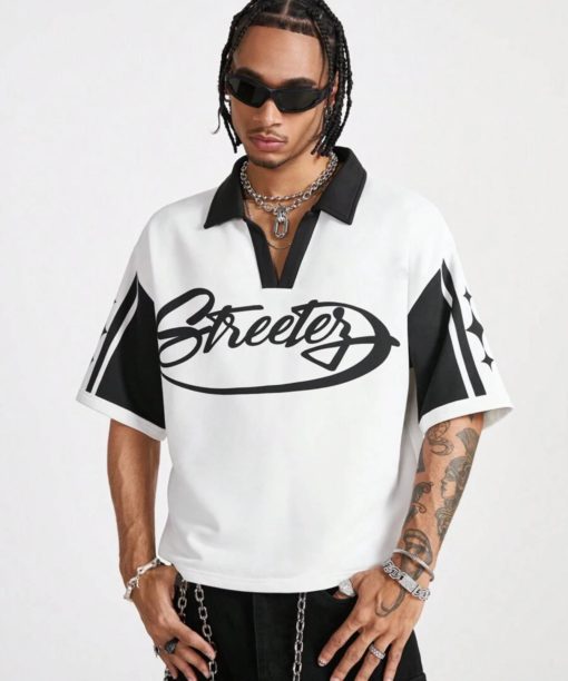 Streeter Oversized Polo T-Shirt
