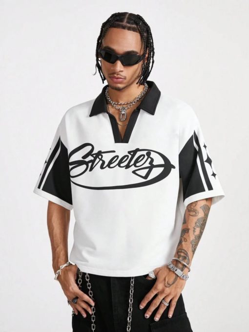 Streeter Oversized Polo T-Shirt