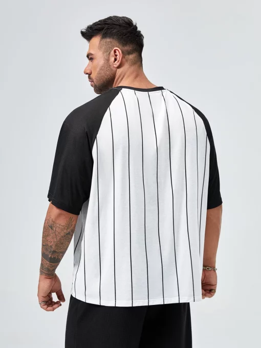 White Raglan Oversized T-Shirt - Image 5