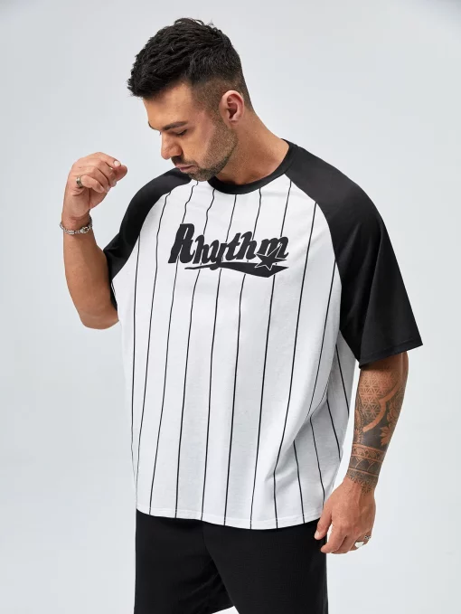 White Raglan Oversized T-Shirt - Image 3