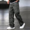 Leopard Print Baggy Pants