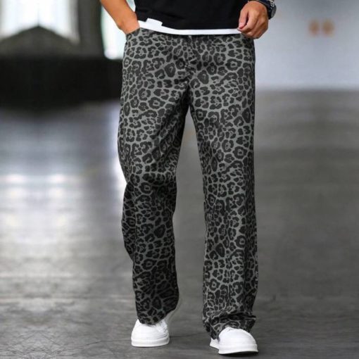 Leopard Print Baggy Pants - Image 3