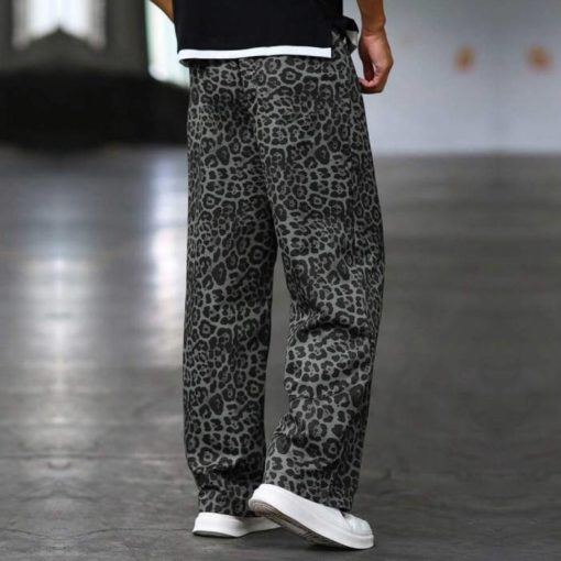 Leopard Print Baggy Pants - Image 2
