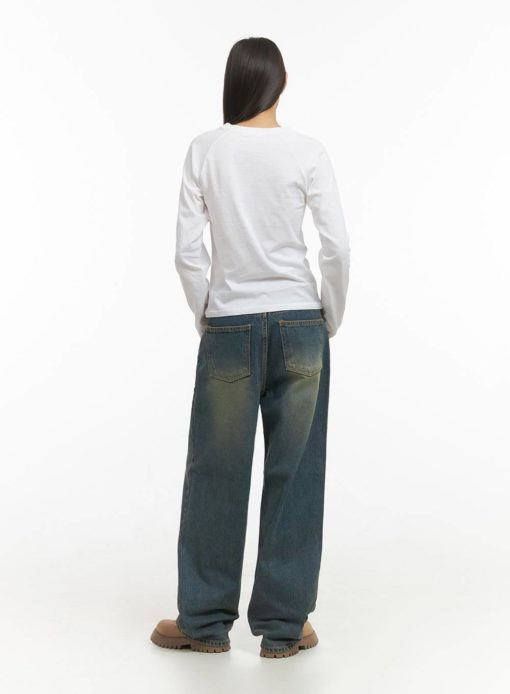 Sandblast Wide Leg Jean - Image 6