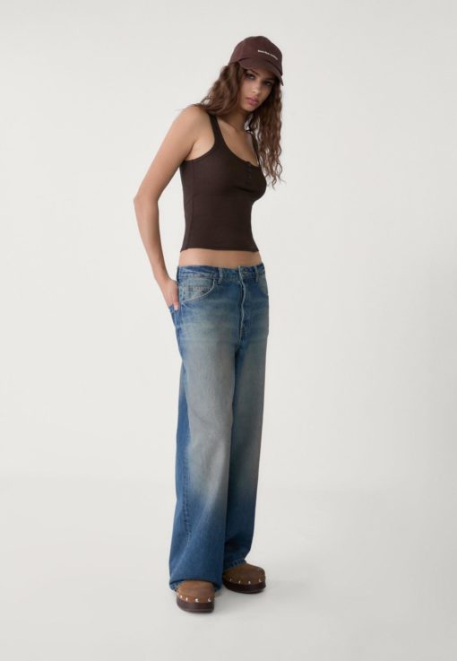 Washed out Wide Leg Jean - Image 2