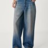 Washed out Wide Leg Jean