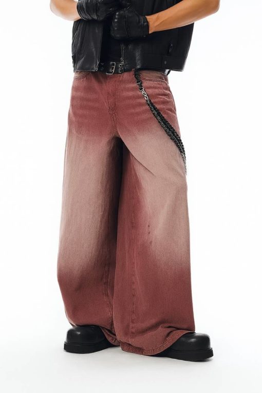 Wine Washed Baggy Jean - Image 2