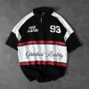 Glitched Reality Oversized Polo