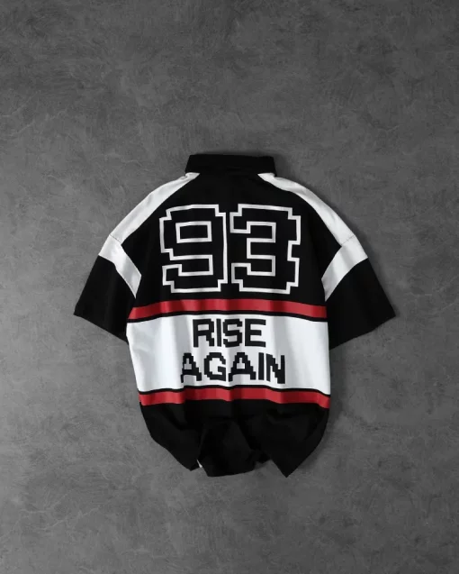 Glitched Reality Oversized Polo - Image 3
