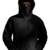 Black Balaclava Oversized Hoodie