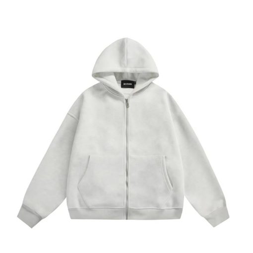White Backpack Oversized Hoodie - Image 2