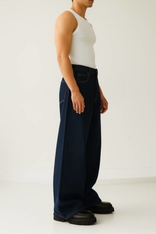 Raw Indigo Baggy Fit Jean - Image 3