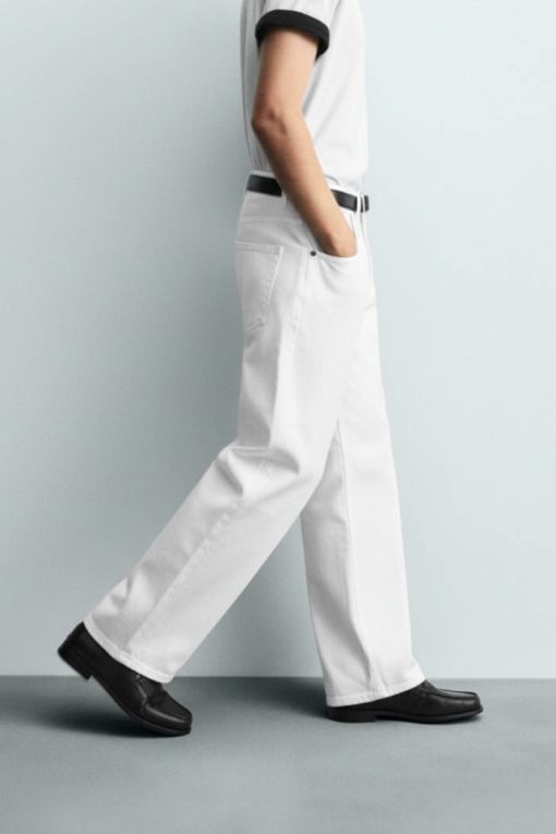 White Baggy Fit Jean - Image 3