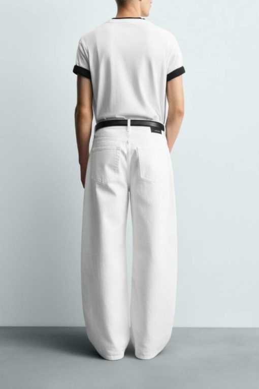 White Baggy Fit Jean - Image 6
