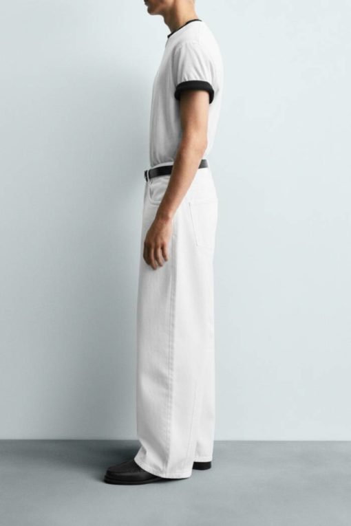 White Baggy Fit Jean - Image 5