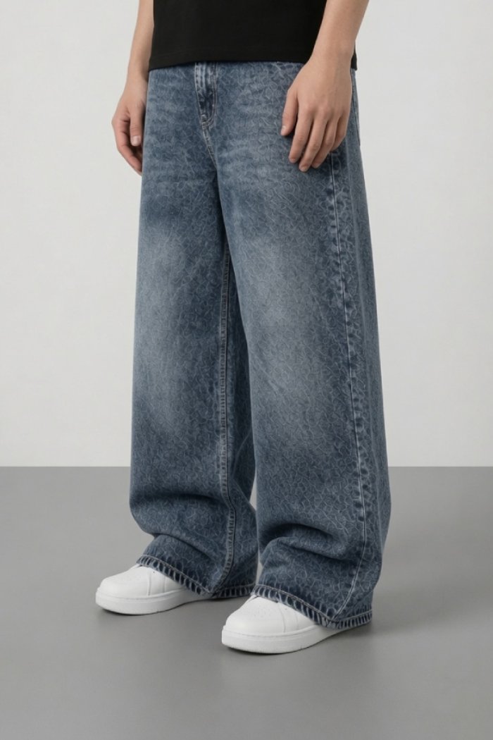 Ocean Haze Baggy Fit Jean - Image 2