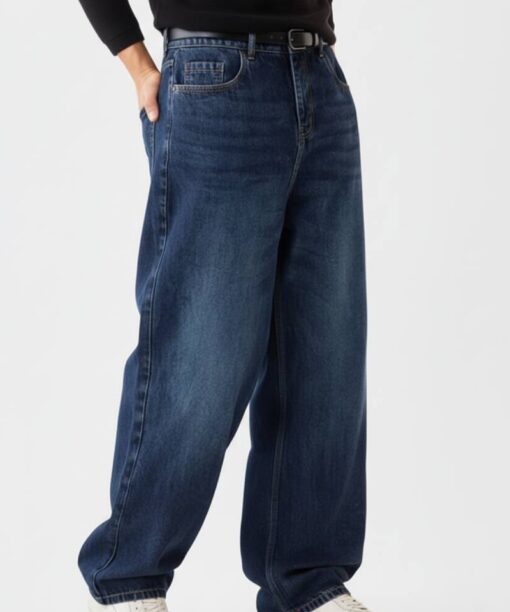 Alternative view of Ocean Haze Baggy Fit Jean