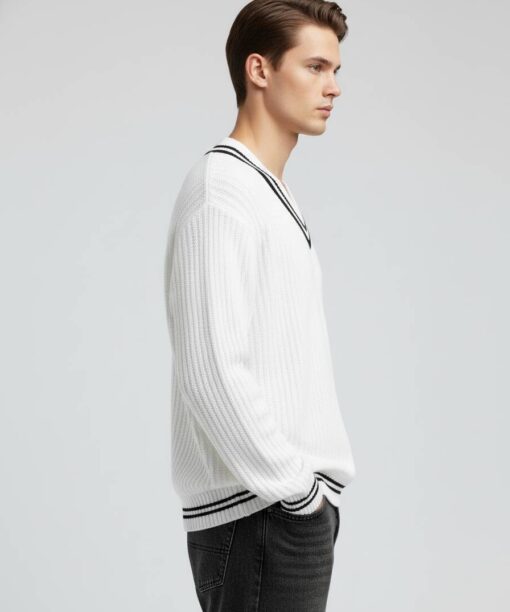 Alternative view of White Oversized Knit Sweater