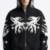 Tribe Oversized Zipper Hoodie
