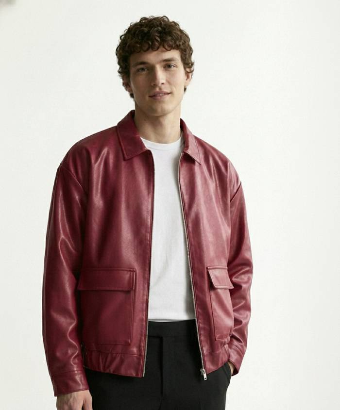 Cherry Leather Jacket