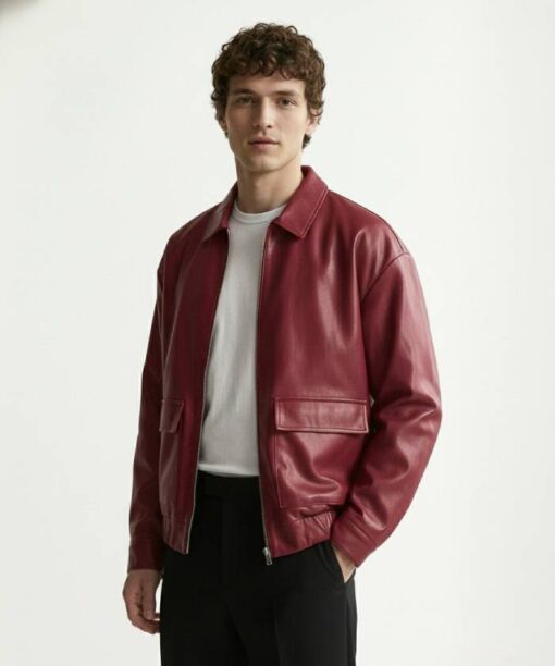 Alternative view of Cherry Leather Jacket