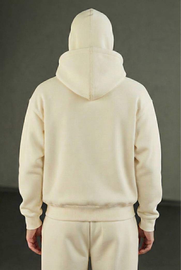 Off-White Balaclava Double Zip Oversized Hoodie - Image 2