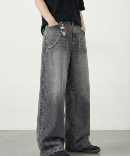 Alternative view of Midnight Wash Baggy Fit Jean
