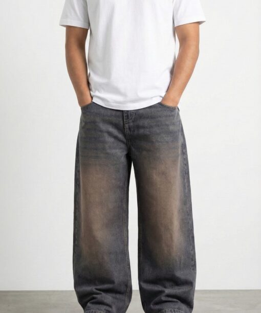 Rust Wash Baggy Fit Jean