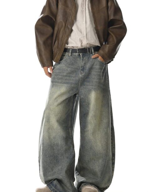 Alternative view of Stonewash Baggy Fit Jean