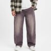 Claret Wash Baggy Fit Jean