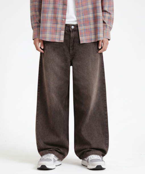 Chocolate brown Baggy Fit Jean