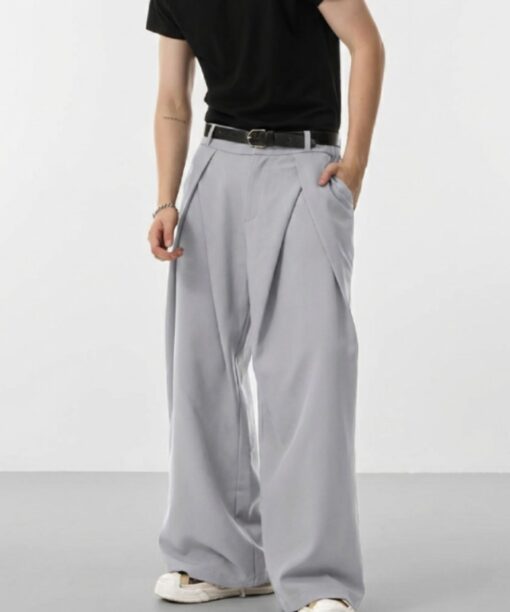Grey Absolute Wide Leg Pants