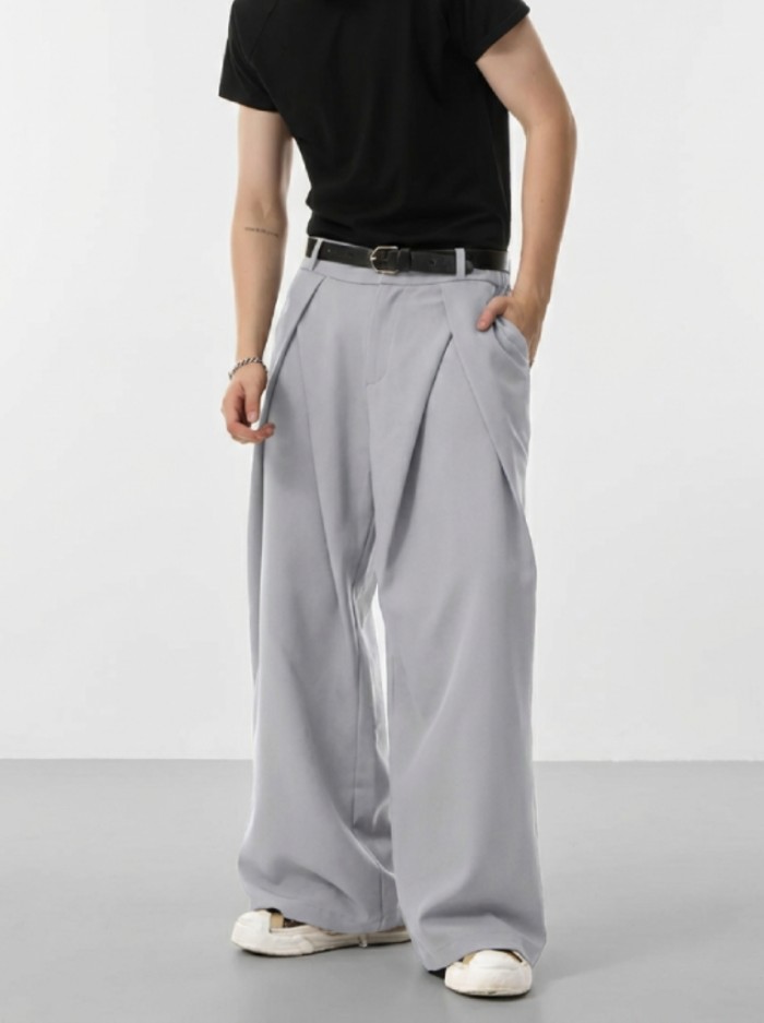 Grey Absolute Wide Leg Pants